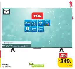 Carrefour TCL 43P71K QLED TV aanbieding