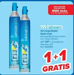 Carrefour Vervangcilinder Soda Club aanbieding