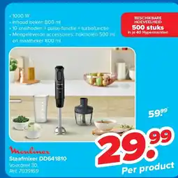 Carrefour Staafmixer DD641810 aanbieding