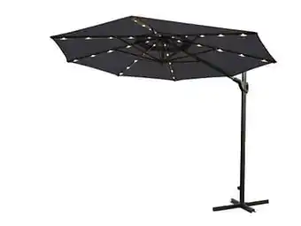 Makro Metro Professional Parasol LED 2,5 m antraciet aanbieding