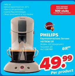 Carrefour Espressomachine Senseo HD7806/35 aanbieding