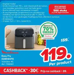 Carrefour Easy Fry EZ855HF0 aanbieding