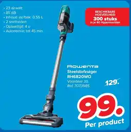 Carrefour Steelstofzuiger RH6820WO aanbieding