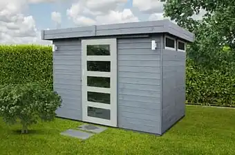 Brico Solid tuinhuis Lund hout 5,03m² 267x187cm aanbieding