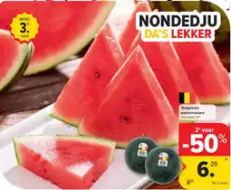 Carrefour Belgische watermeloen aanbieding