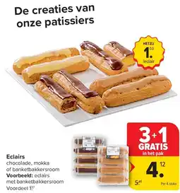 Carrefour Eclairs aanbieding