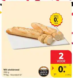 Carrefour Wit stokbrood aanbieding