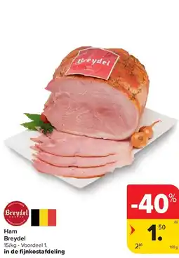 Carrefour Ham Breydel aanbieding