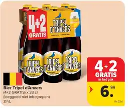 Carrefour Bier Tripel d’Anvers aanbieding