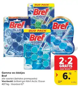 Carrefour Gamma wc-blokjes Bref aanbieding