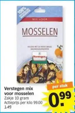 Albert Heijn Verstegen mix voor mosselen aanbieding