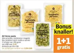 Albert Heijn AH Verse pasta aanbieding