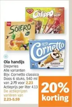 Albert Heijn Ola handijs aanbieding