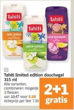 Albert Heijn Tahiti limited edition douchegel aanbieding