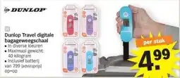 Albert Heijn Dunlop Travel digitale bagageweegschaal aanbieding
