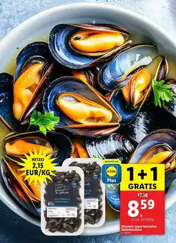 Lidl Zeeuwse super mosselen bodemcultuur aanbieding