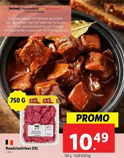 Lidl Rundstoofvlees XXL aanbieding