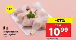 Lidl Kippenbouten met rugdeel aanbieding
