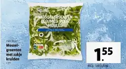 Lidl Chef Select Mosselgroenten met zakje kruiden aanbieding