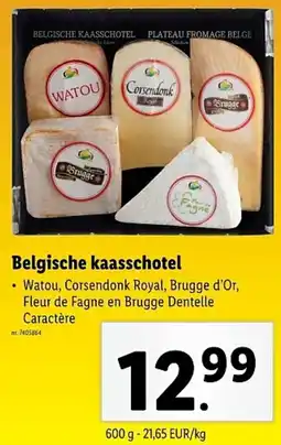 Lidl Belgische kaasschotel aanbieding