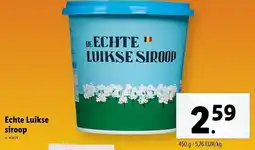 Lidl Echte Luikse siroop aanbieding