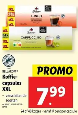 Lidl Bellarom Koffiecapsules XXL aanbieding