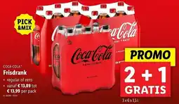 Lidl Coca Cola Frisdrank aanbieding