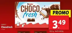 Lidl Kinder Chocofresh aanbieding