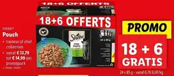 Lidl Sheba pouch aanbieding