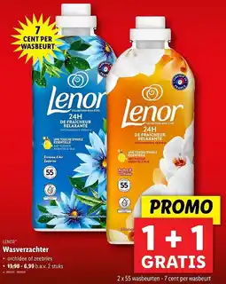 Lidl Lenor Wasverzachter aanbieding