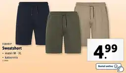 Lidl Esmara Sweatshort aanbieding