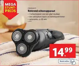 Lidl Cien beauty roterend scheerapparaat aanbieding