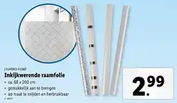 Lidl Livarno home inkijkwerende raamfolie aanbieding
