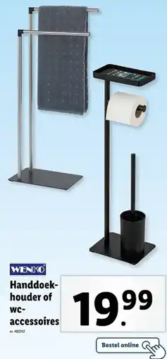 Lidl Wenko handdoekhouder of wc accessoires aanbieding