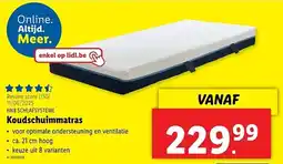 Lidl HN8 Schlafsysteme Koudschuimmatras aanbieding