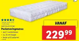 Lidl HN8 Schlafsysteme Pocketveringmatras aanbieding