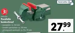 Lidl Parkside Parallelle bankschroef aanbieding