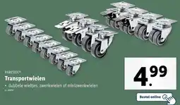 Lidl Parkside Transportwielen aanbieding