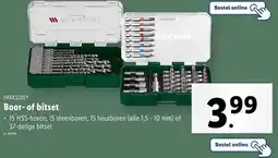 Lidl Parkside Boor of bitset aanbieding