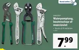 Lidl Parkside Waterpomptang, boutenschaar of moersleutel aanbieding