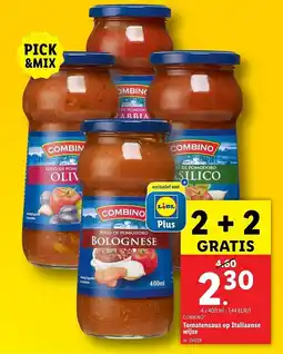 Lidl Combino Tomatensaus op Italiaanse wijze aanbieding