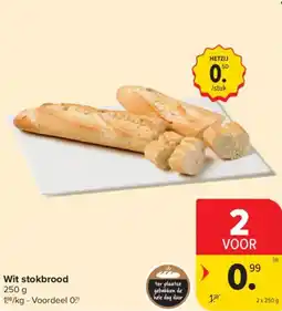 Carrefour Market Wit stokbrood aanbieding