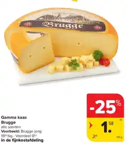 Carrefour Market Brugge Gamma kaas aanbieding