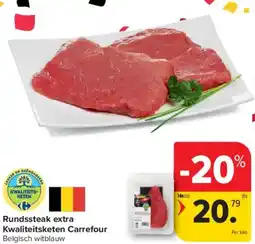 Carrefour Market Rundssteak extra Kwaliteitsketen Carrefour aanbieding