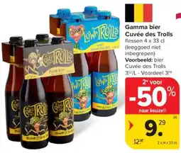 Carrefour Market Cuvée des Trolls Gamma bier aanbieding