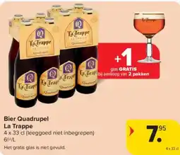 Carrefour Market La Trappe Bier Quadrupel aanbieding