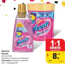 Carrefour Market Vanish gamma aanbieding