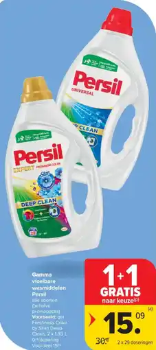 Carrefour Market Persil Gamma vloeibare wasmiddelen aanbieding