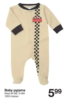 Zeeman Baby pyjama aanbieding