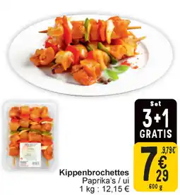 Cora Kippenbrochettes Paprika's / ui aanbieding